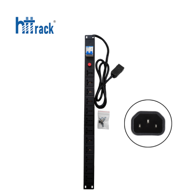 Thanh nguồn PDU Universal 12 Port - Phích cắm C14