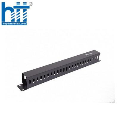Thanh Quản Lý Cáp Ngang VietRack 2U, Finger Duct, Black (VRMH02-1F)