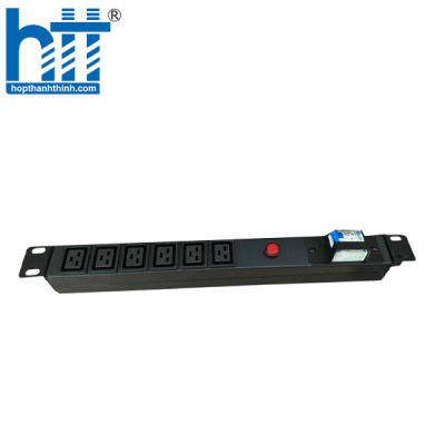 Thanh nguồn PDU 6 chấu C19, MCB 32A 