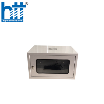 Tủ Mạng Teka Rack 6U D400 Màu Trắng Cửa Mica