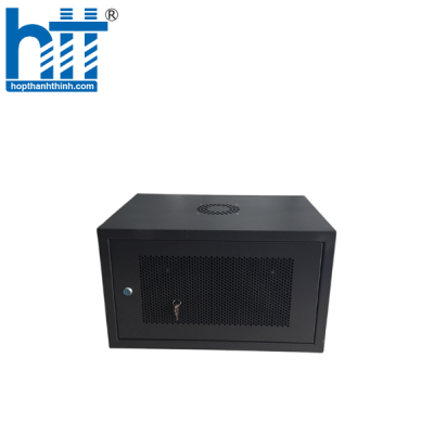 Tủ Mạng Teka Rack 6U D400 Màu Đen Cửa Lưới