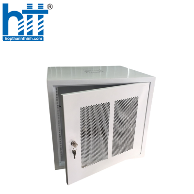 Tủ Mạng Teka Rack 10U D500 Màu Trắng Cát Cửa Lưới Treo Tường