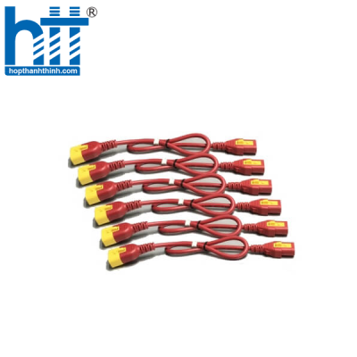 Dây Nguồn PDU APC 6 ea, Locking, C13 to C14, 1.2m, Red (AP8704S-WWX340)