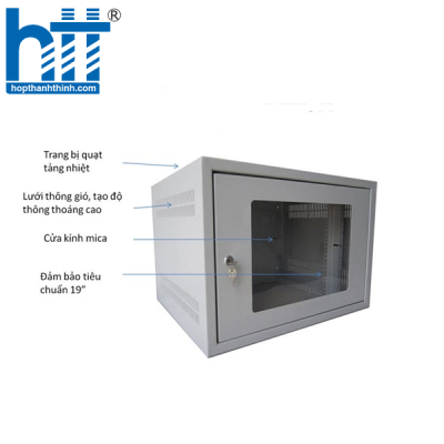 Tủ mạng COMRACK treo tường H320 x W550 x D450 (CRNW-6450)