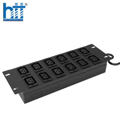 Ổ điện 3CElectric 12 cổng C19 02 hàng ngang công suất Max 20A, cáp nguồn 03m (3C-P19M12C19CAB2.5)