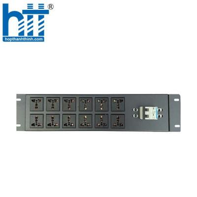 Ổ điện 12 cổng cho tủ mạng ECP đầu cắm thường (ECP-P12)